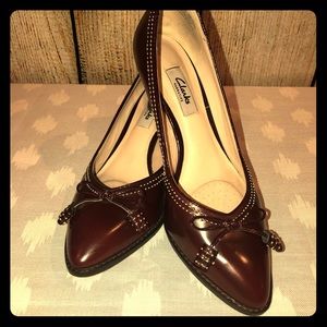 Clark’s leather heels